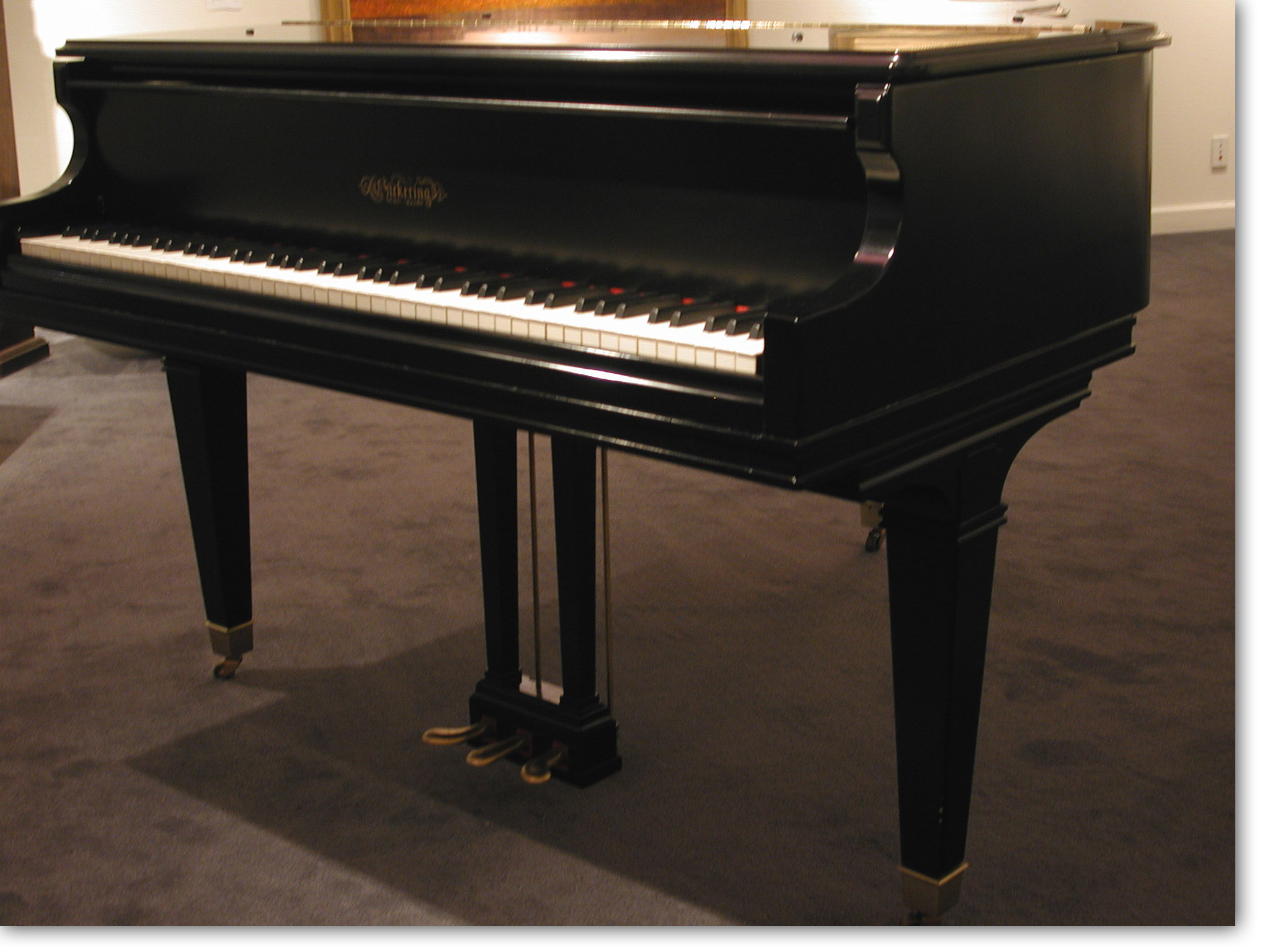 Chickering lid closed and keyboard 2